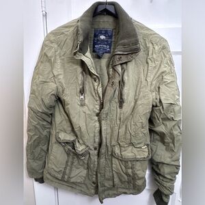 Buffalo David Bitton Heavyweight Utility Jacket – Olive Green – Never Worn